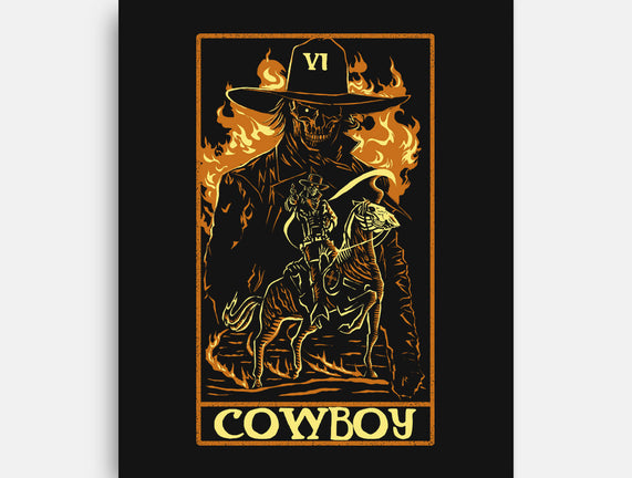 Cowboy Tarot Card