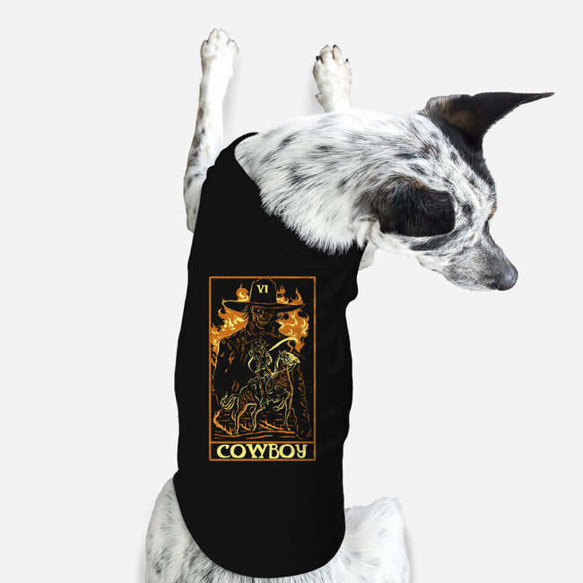 Cowboy Tarot Card-Dog-Basic-Pet Tank-naomori