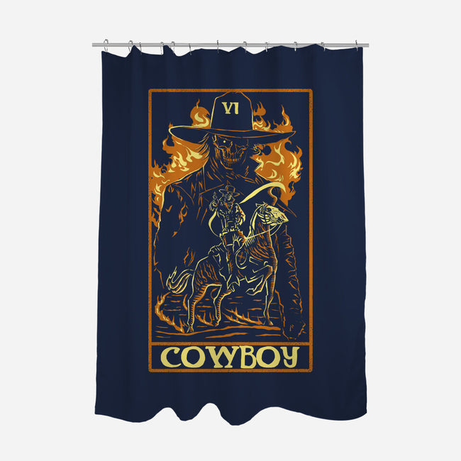 Cowboy Tarot Card-None-Polyester-Shower Curtain-naomori