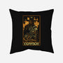 Cowboy Tarot Card-None-Removable Cover-Throw Pillow-naomori