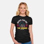 Astoria Oregon-Womens-Fitted-Tee-rocketman_art