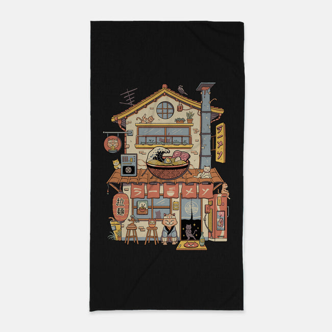 Ramen Neko House-None-Beach-Towel-vp021