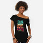 The Fun Fact-Womens-Off Shoulder-Tee-retrodivision