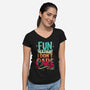 The Fun Fact-Womens-V-Neck-Tee-retrodivision