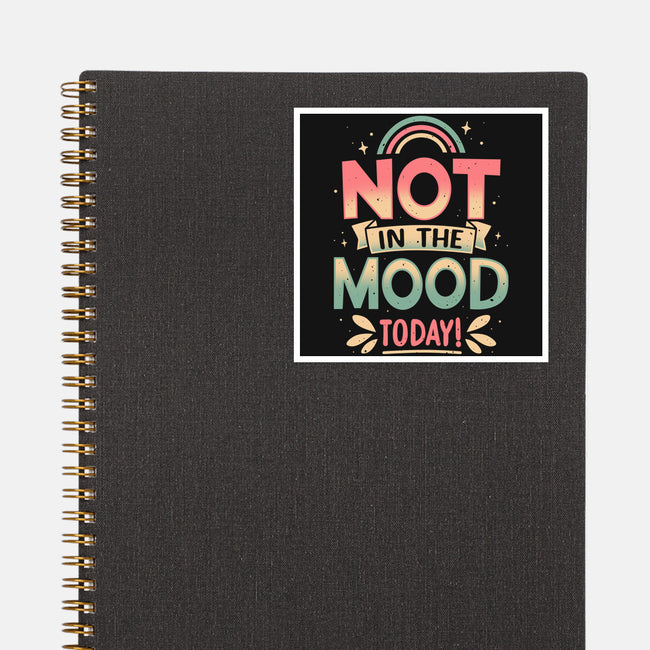 Not Today Nope-None-Glossy-Sticker-retrodivision