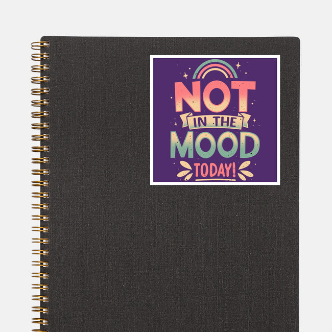 Not Today Nope-None-Glossy-Sticker-retrodivision