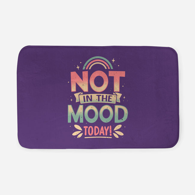 Not Today Nope-None-Memory Foam-Bath Mat-retrodivision