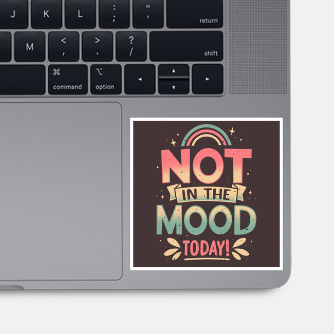 Not Today Nope-None-Glossy-Sticker-retrodivision