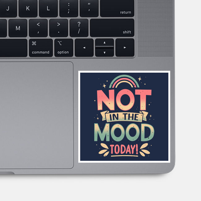 Not Today Nope-None-Glossy-Sticker-retrodivision