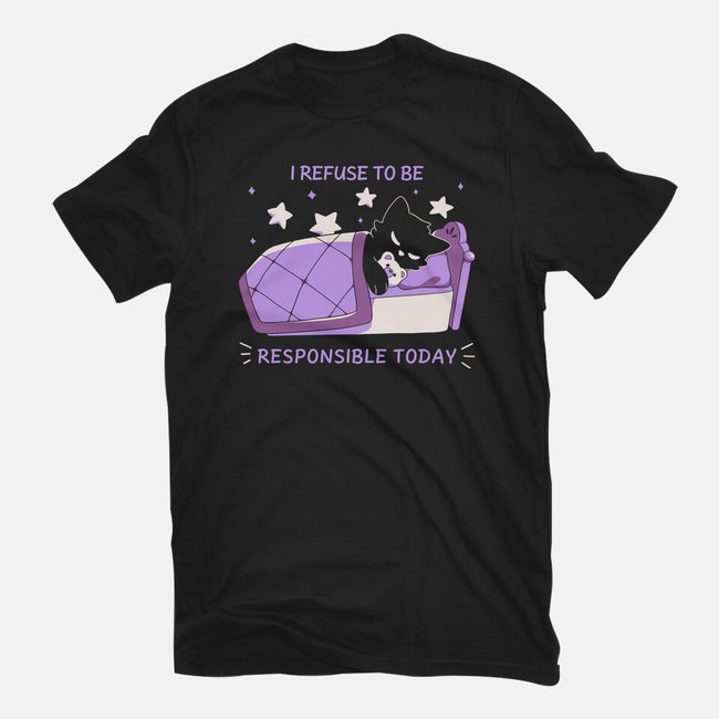 I Refuse To Be Responsible-Mens-Basic-Tee-yumie