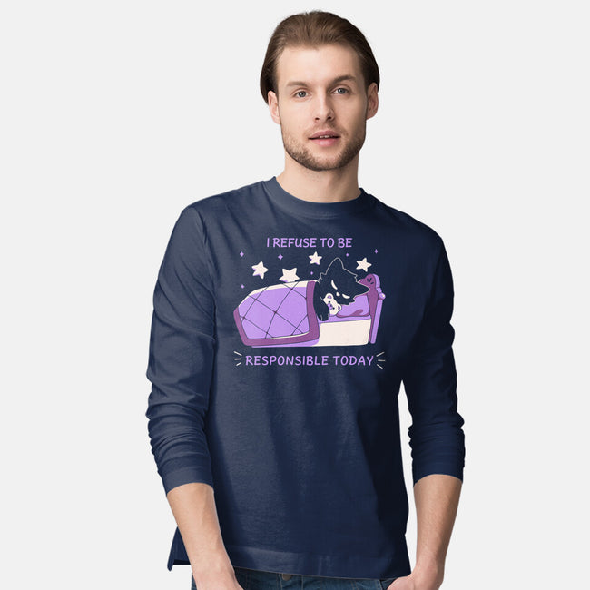 I Refuse To Be Responsible-Mens-Long Sleeved-Tee-yumie