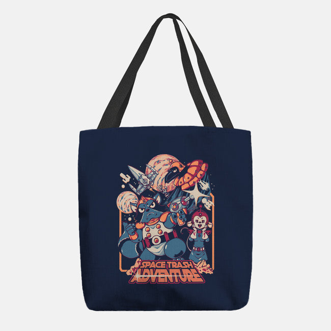 Space Trash Adventure-None-Basic Tote-Bag-Estudio Horta