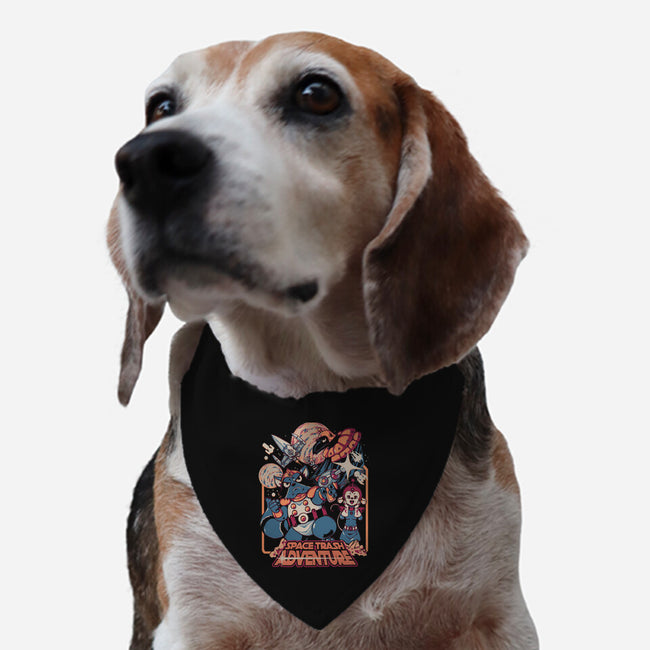 Space Trash Adventure-Dog-Adjustable-Pet Collar-Estudio Horta