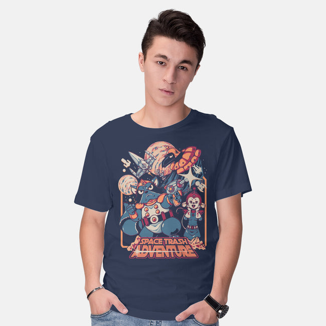 Space Trash Adventure-Mens-Basic-Tee-Estudio Horta