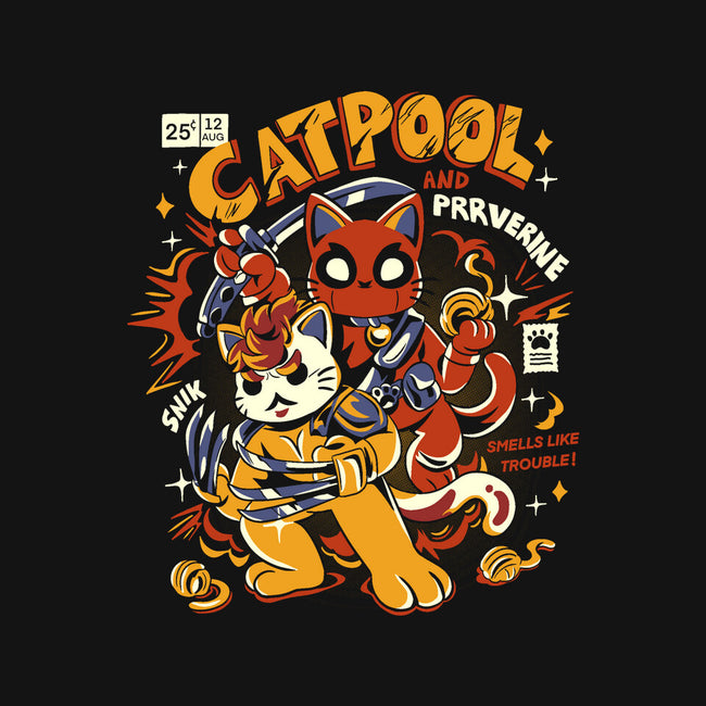 Catpool-Womens-V-Neck-Tee-yumie