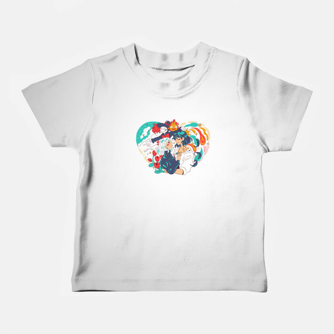 Moving Castle-Baby-Basic-Tee-yumie