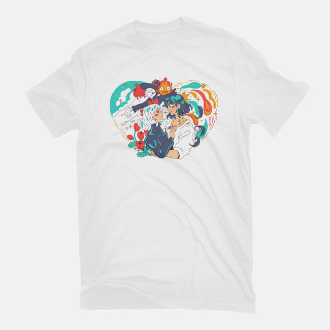 Moving Castle-Womens-Fitted-Tee-yumie