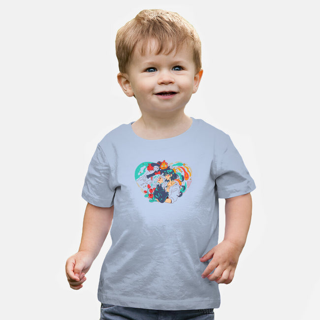 Moving Castle-Baby-Basic-Tee-yumie