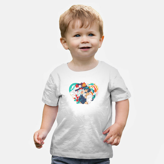 Moving Castle-Baby-Basic-Tee-yumie