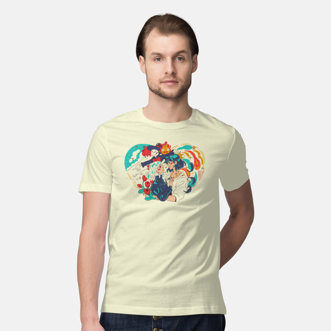 Moving Castle-Mens-Premium-Tee-yumie