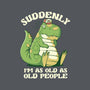 Old People Dinosaur-Unisex-Basic-Tee-tobefonseca