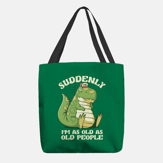 Old People Dinosaur-None-Basic Tote-Bag-tobefonseca