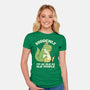 Old People Dinosaur-Womens-Fitted-Tee-tobefonseca