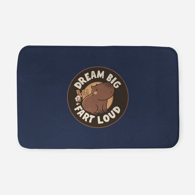 Dream Big Fart Loud-None-Memory Foam-Bath Mat-tobefonseca