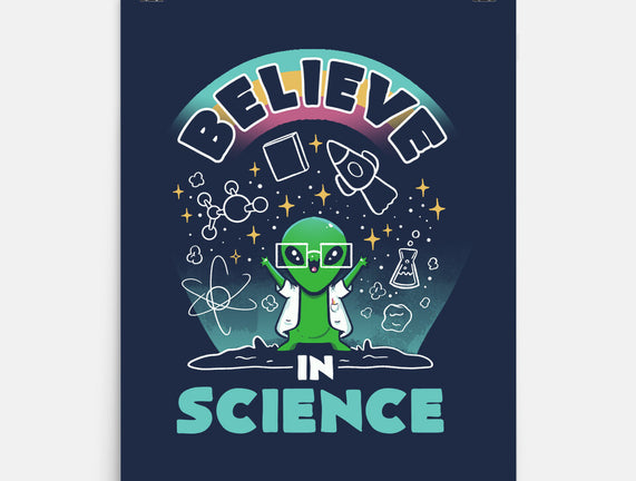 Believe In Science Alien