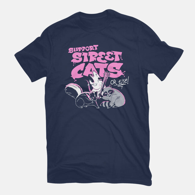 Support Street Cats Or Else-Unisex-Basic-Tee-tobefonseca