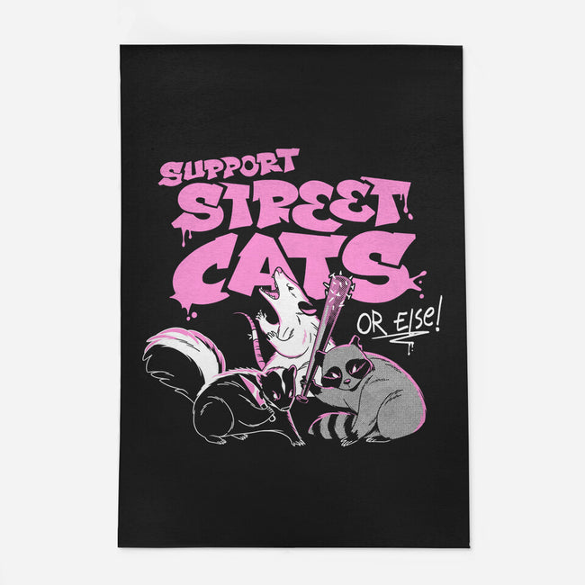 Support Street Cats Or Else-None-Indoor-Rug-tobefonseca