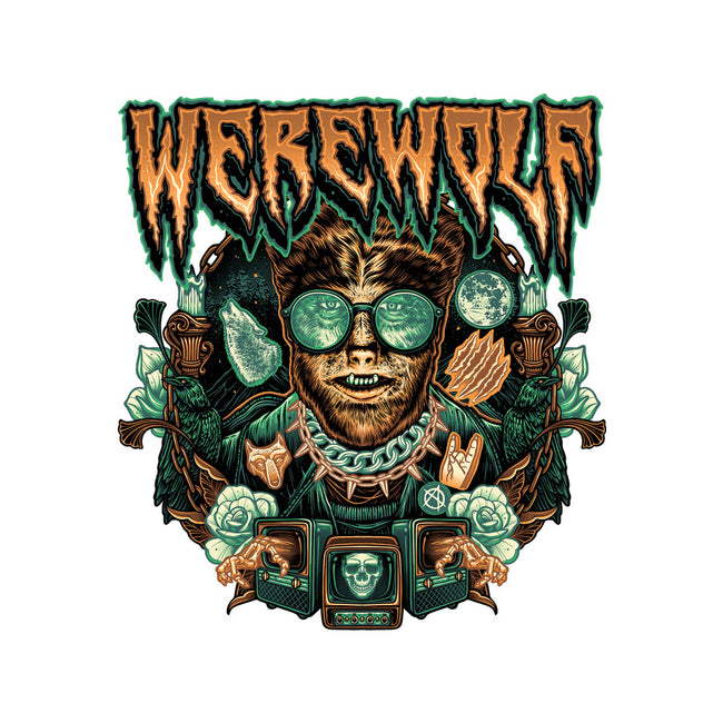 Punk Wolf-Womens-Off Shoulder-Tee-glitchygorilla