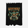 Punk Wolf-None-Polyester-Shower Curtain-glitchygorilla