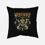 Punk Wolf-None-Removable Cover-Throw Pillow-glitchygorilla