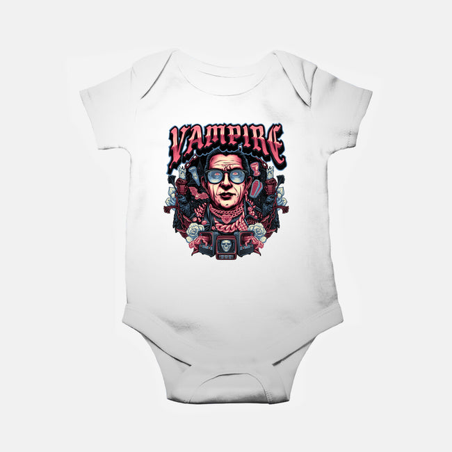 Punk Vampire-Baby-Basic-Onesie-glitchygorilla