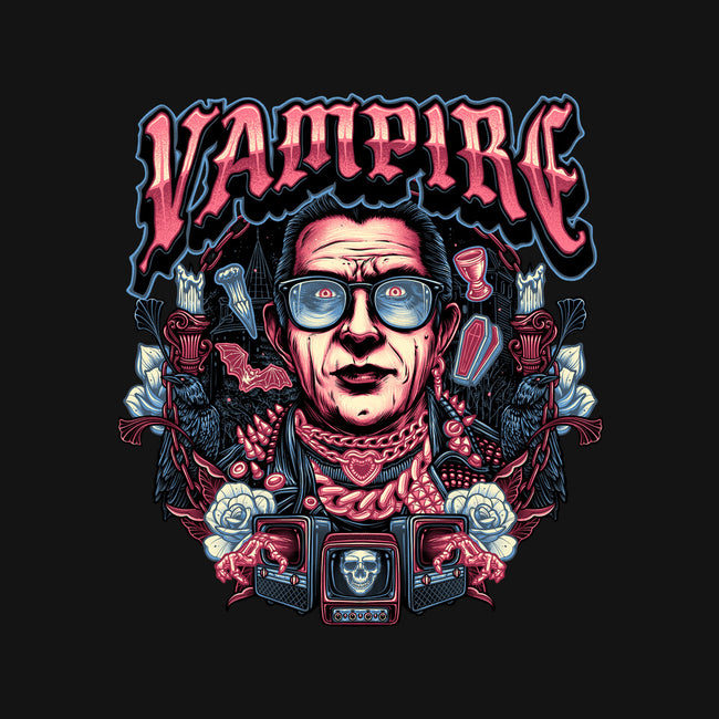 Punk Vampire-Womens-V-Neck-Tee-glitchygorilla