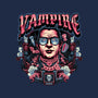 Punk Vampire-Womens-V-Neck-Tee-glitchygorilla