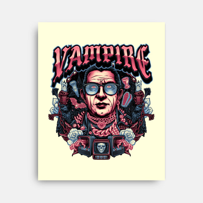 Punk Vampire-None-Stretched-Canvas-glitchygorilla