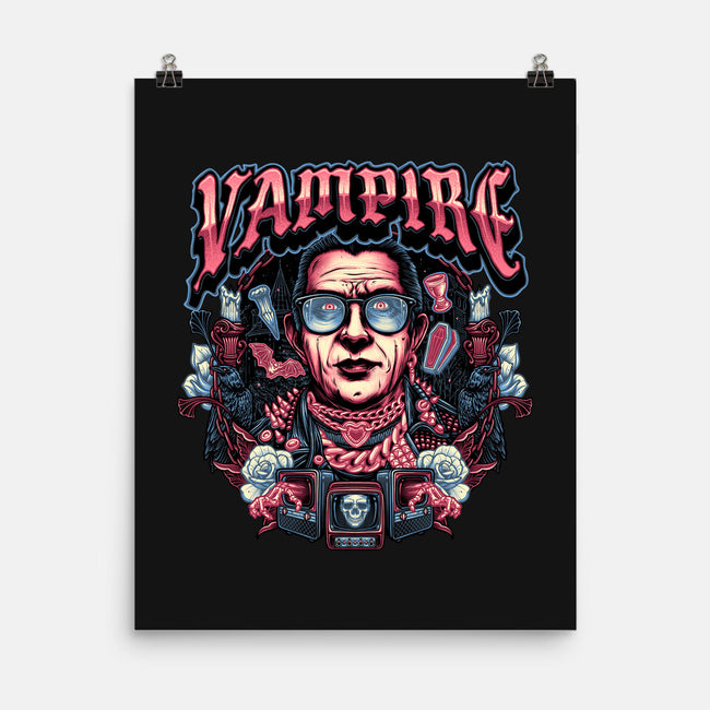 Punk Vampire-None-Matte-Poster-glitchygorilla