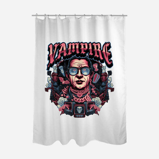 Punk Vampire-None-Polyester-Shower Curtain-glitchygorilla