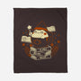 Cute Witch Frog-None-Fleece-Blanket-xMorfina