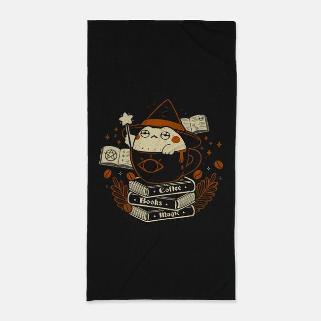 Cute Witch Frog-None-Beach-Towel-xMorfina