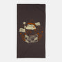 Cute Witch Frog-None-Beach-Towel-xMorfina