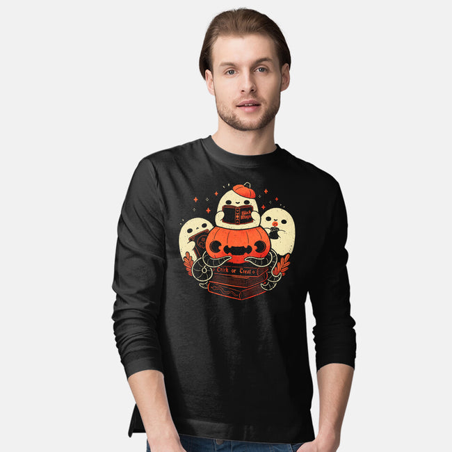 Ghost Book Club-Mens-Long Sleeved-Tee-xMorfina