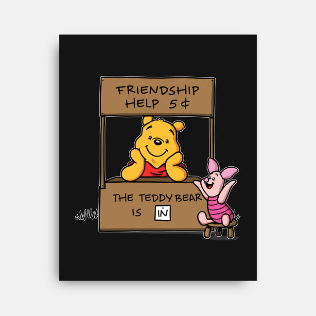 Friendship Help-None-Stretched-Canvas-Barbadifuoco