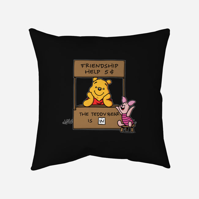 Friendship Help-None-Removable Cover-Throw Pillow-Barbadifuoco