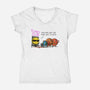 You're Not On The List-Womens-V-Neck-Tee-zascanauta