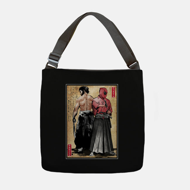 Mutant Samurai-None-Adjustable Tote-Bag-DrMonekers