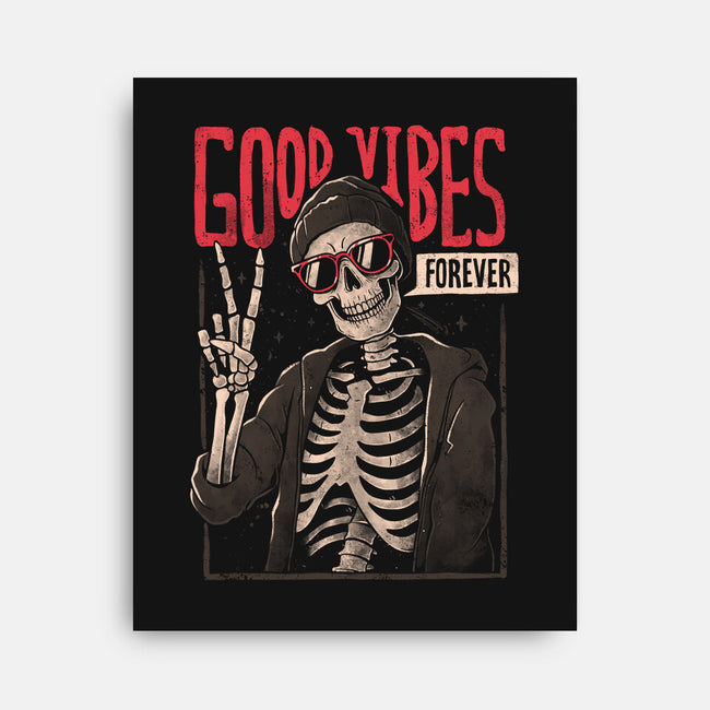 Good Vibes Forever-None-Stretched-Canvas-eduely