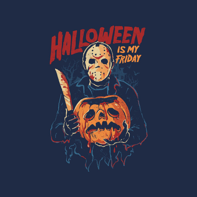 Halloween Is My Friday-Unisex-Basic-Tee-eduely